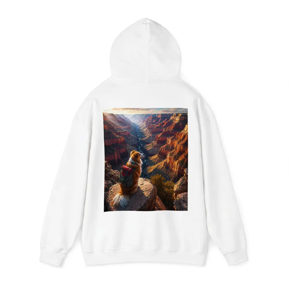 Golden Retriever Hiking Grand Canyon Sunset – Hoodies