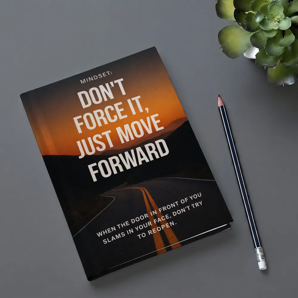 Don't Force It Just Move Forward Road – Notebooks