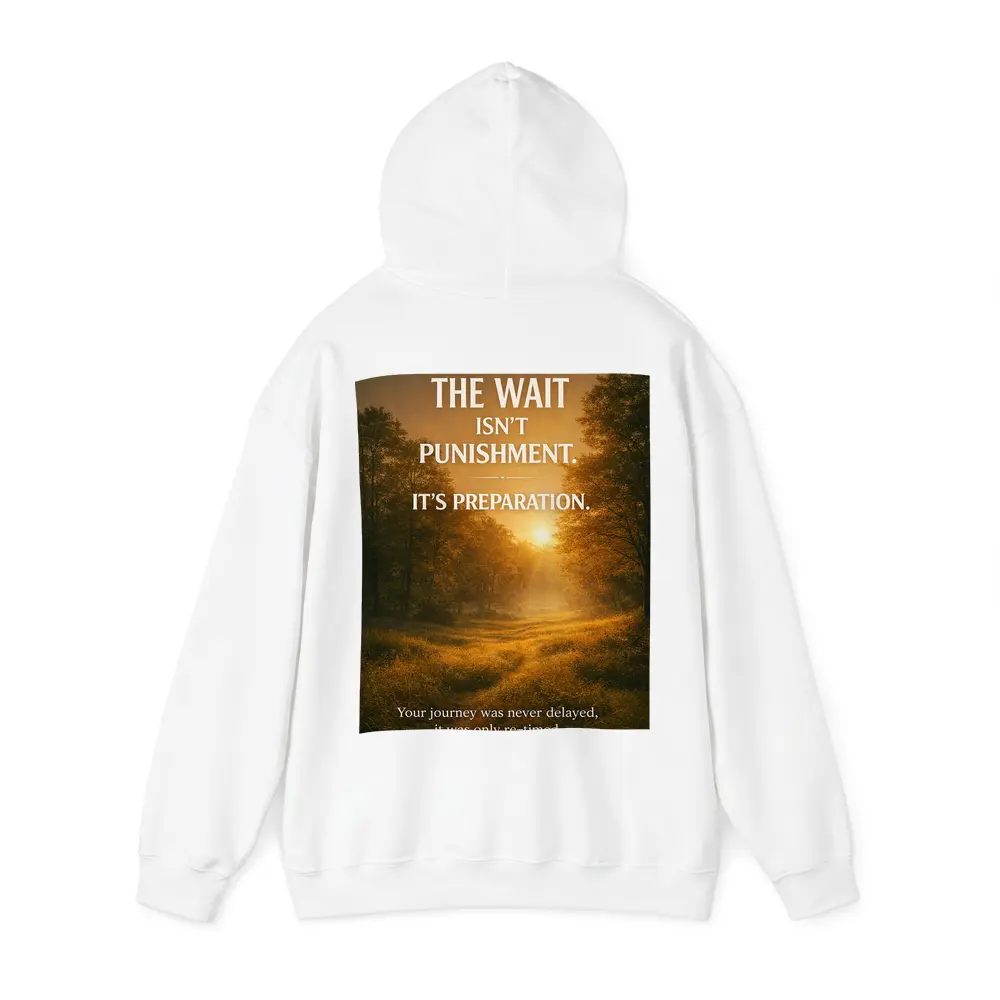 Mindset Wait Preparation Sunrise Forest Path – Hoodies
