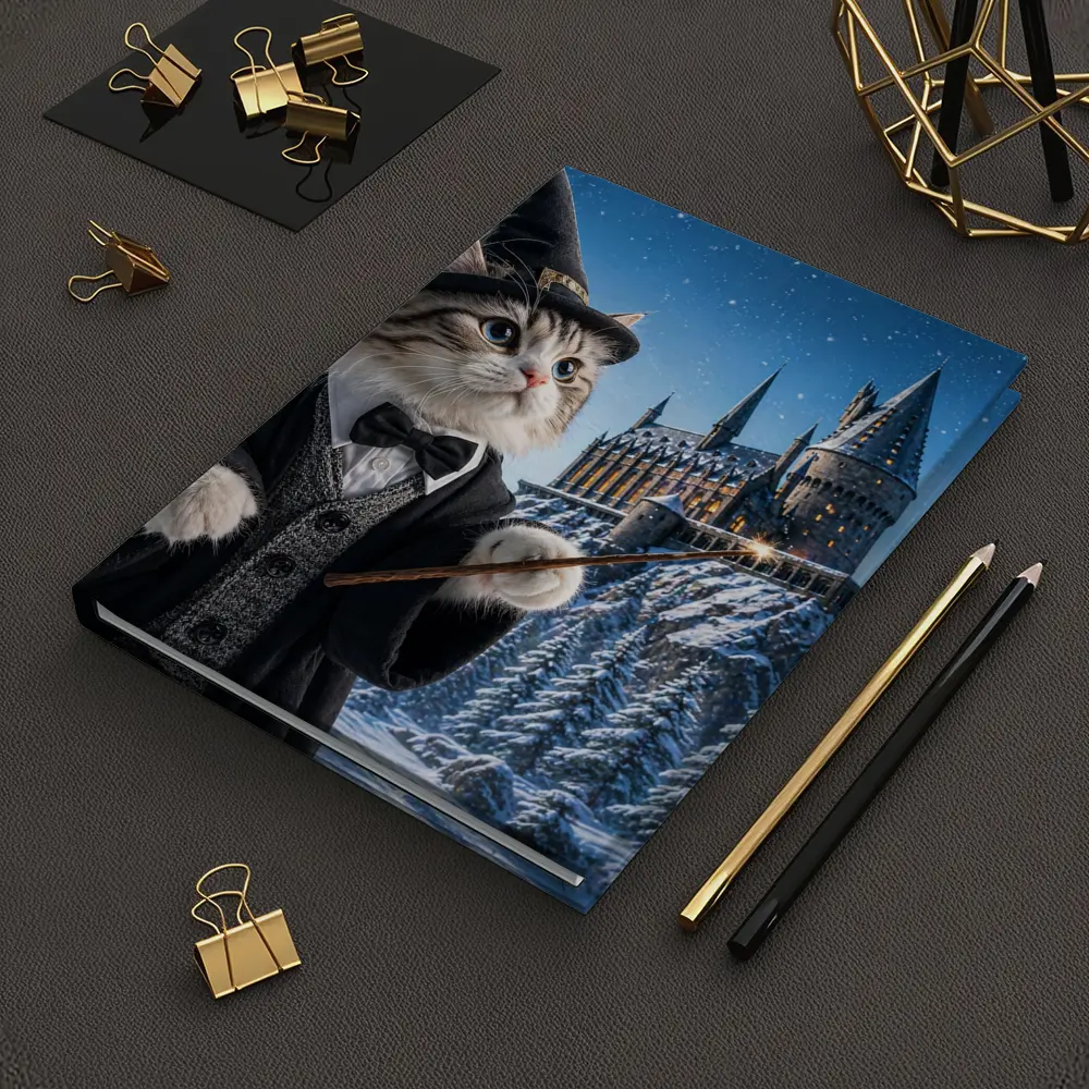 Wizard Cat Harry Potter Style Magic Castle – Notebooks