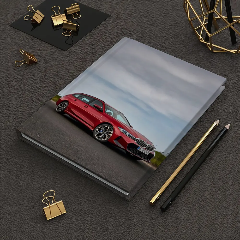 BMW 3 Series Touring Red on Open Road – Notebooks
