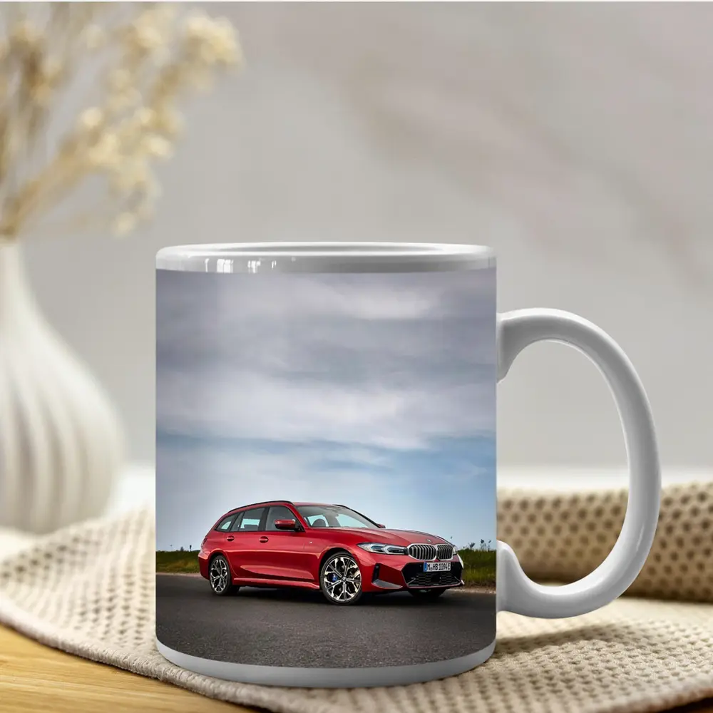 BMW 3 Series Touring Red Road Setting – Mugs