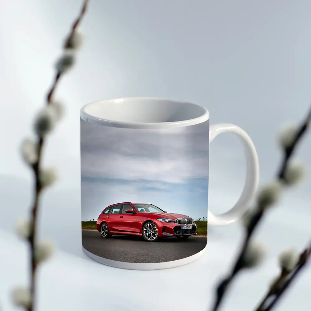 BMW 3 Series Touring Red Road Setting – Mugs