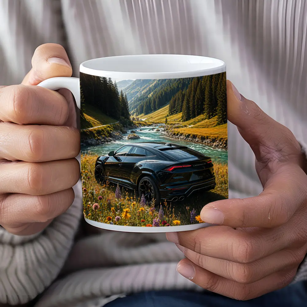 Lamborghini Urus Black SUV Mountain Valley – Mugs