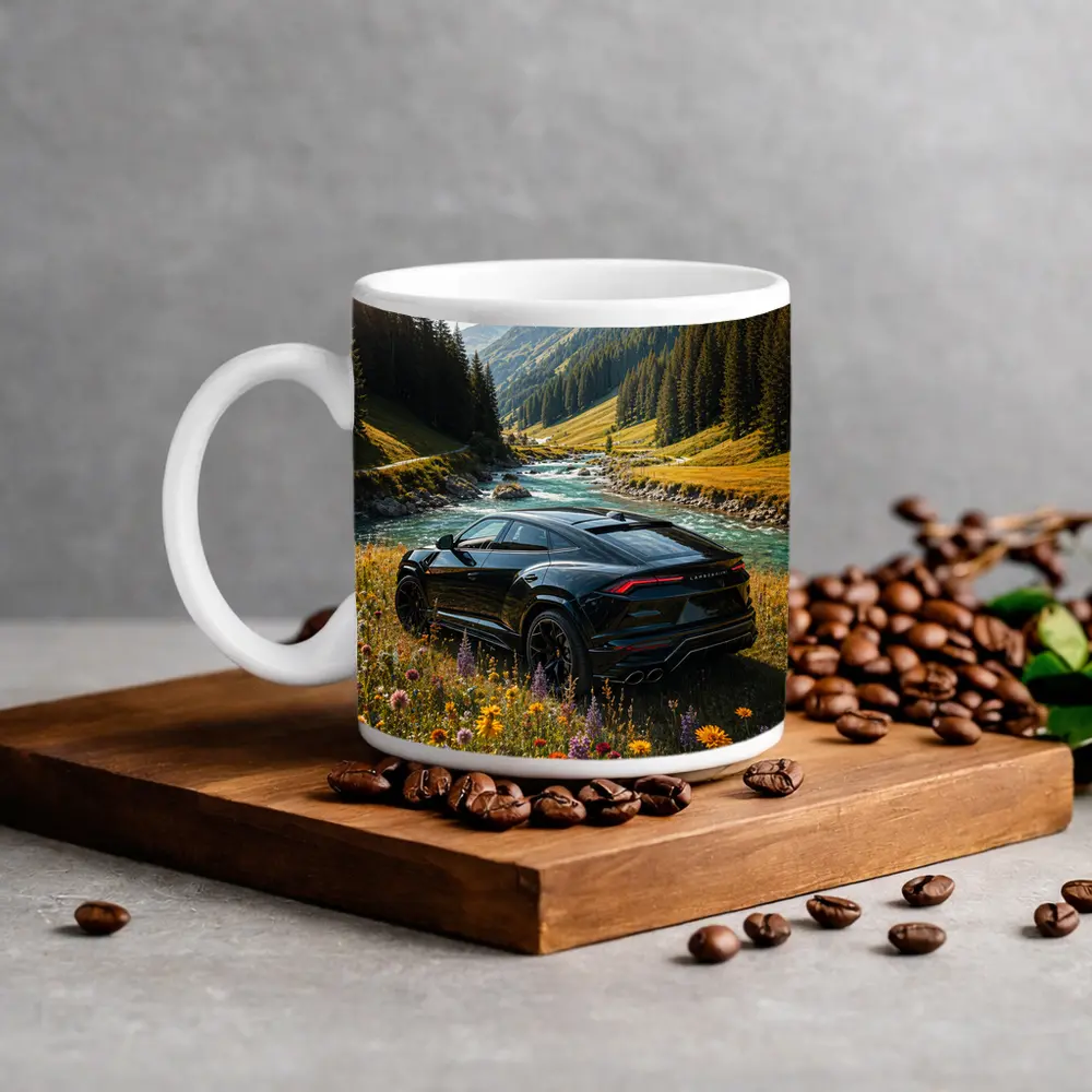 Lamborghini Urus Black SUV Mountain Valley – Mugs