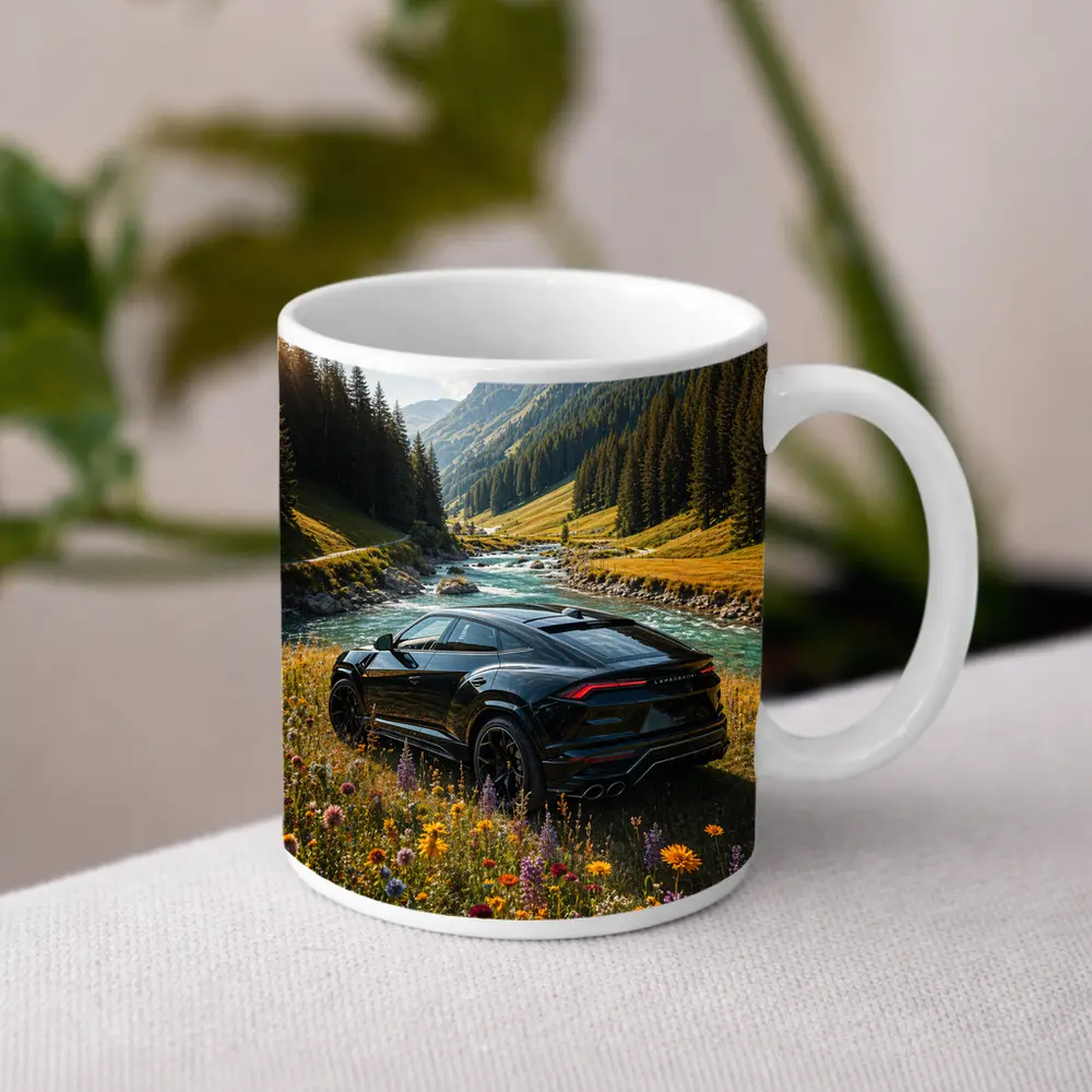 Lamborghini Urus Black SUV Mountain Valley – Mugs