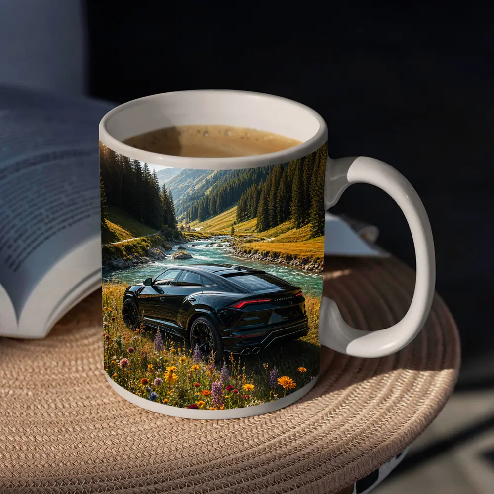 Lamborghini Urus Black SUV Mountain Valley – Mugs
