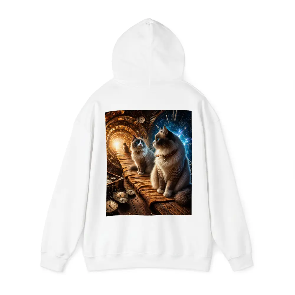 Ragdoll Cats Steampunk Space Time Portal – Hoodies