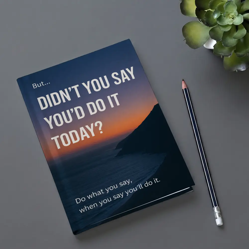 Didn't You Say Today Accountability Quote – Notebooks