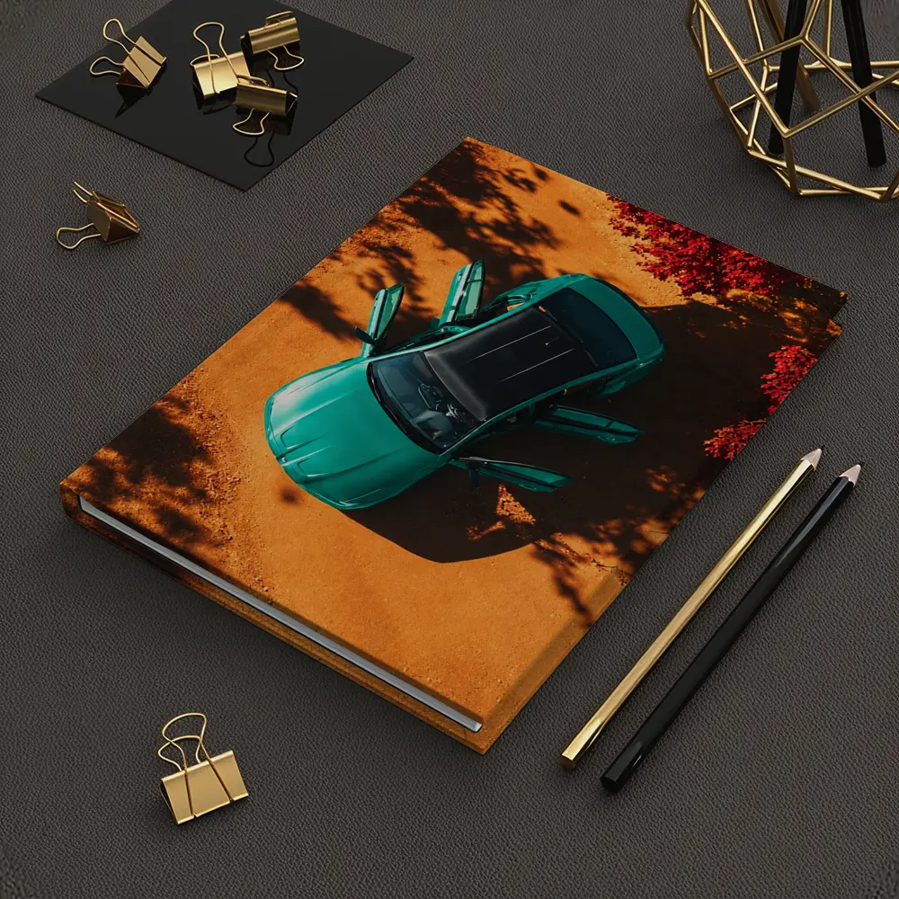 Green BMW M3 Aerial View Red Trees – Notebooks