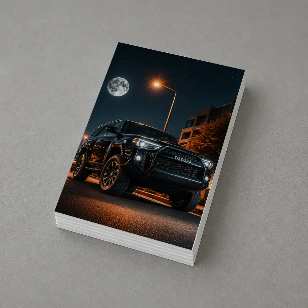 Toyota 4Runner Black SUV Night Moon – Postcards