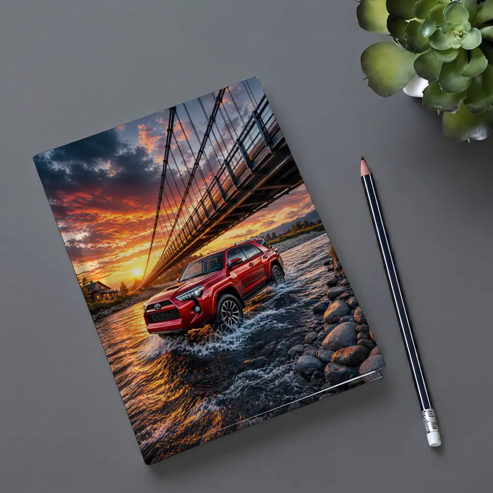 Toyota 4Runner Red River Crossing Sunset – Notebooks