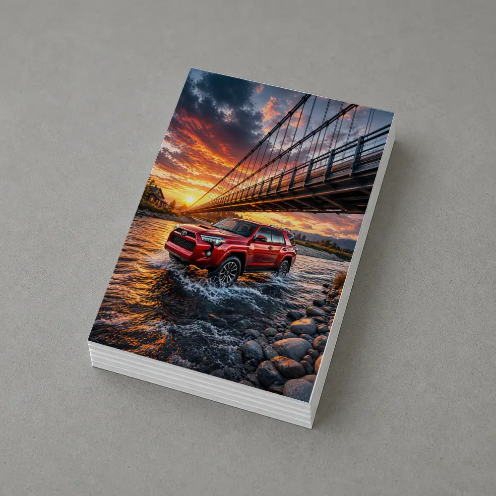 Toyota 4Runner Red River Crossing Sunset – Postcards