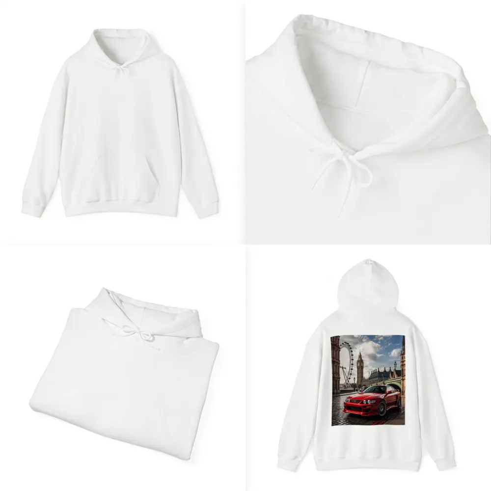 Toyota Altezza Red Car London Big Ben – Hoodies