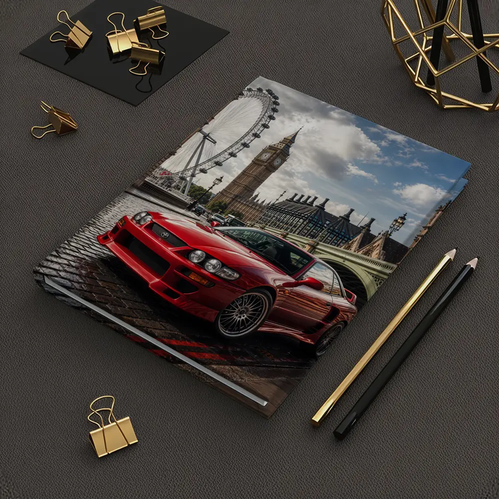 Toyota Altezza Red Car London Big Ben – Notebooks