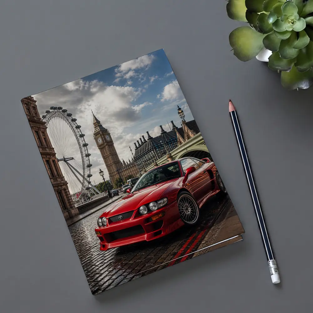 Toyota Altezza Red Car London Big Ben – Notebooks
