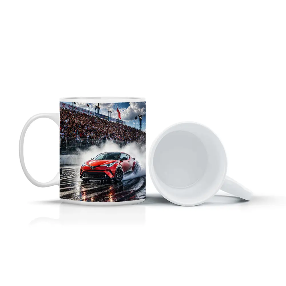 Toyota C-HR Drifting Wet Track Crowd – Mugs