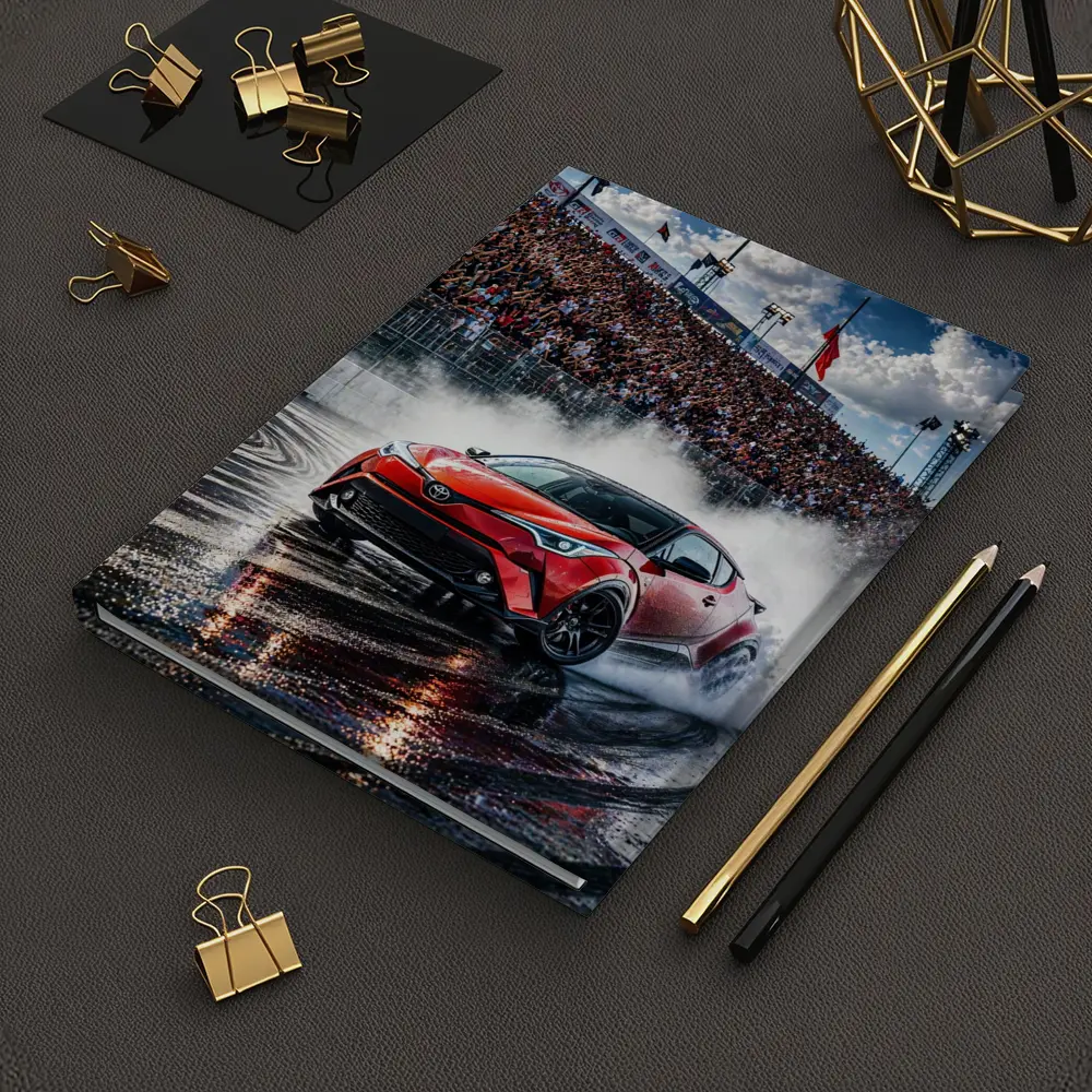 Toyota C-HR Drifting Wet Track Crowd – Notebooks