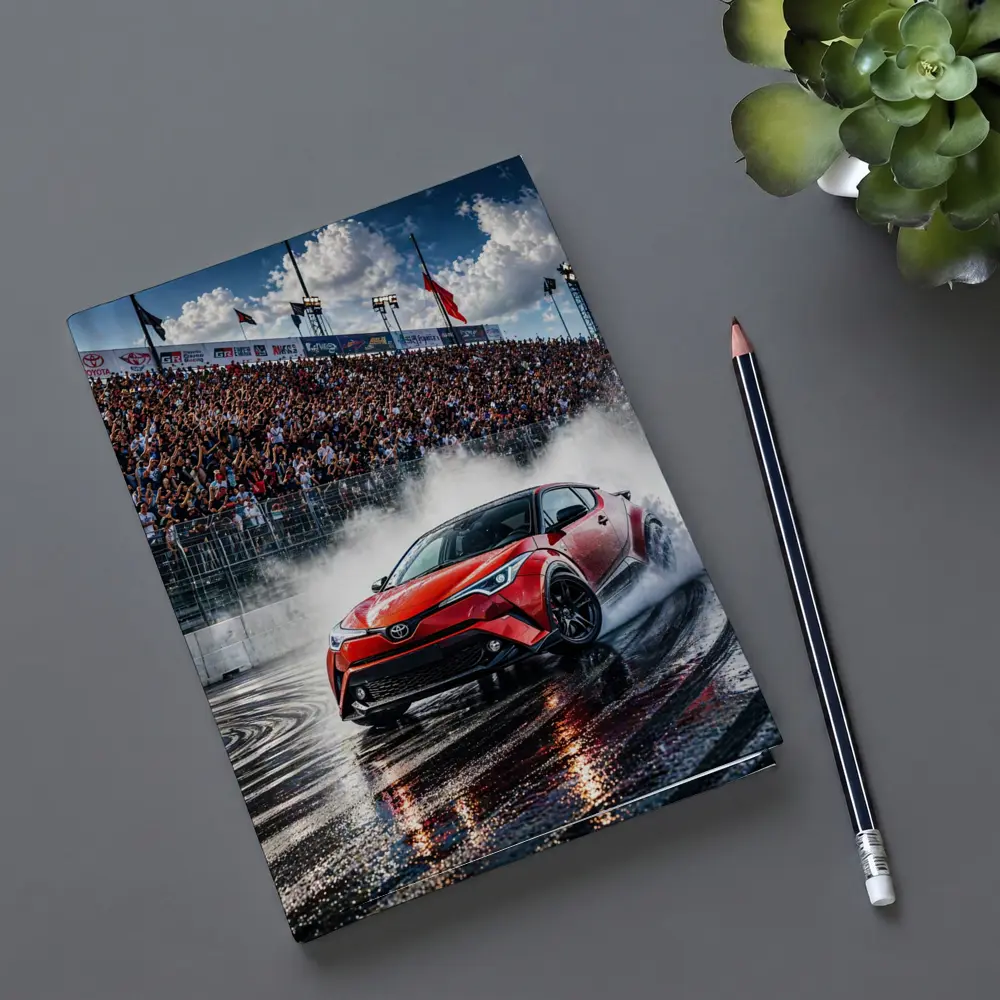 Toyota C-HR Drifting Wet Track Crowd – Notebooks
