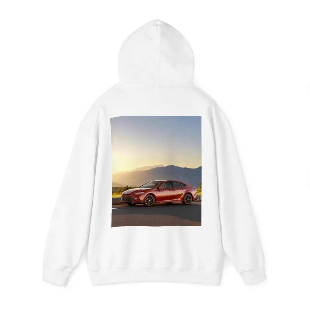 Toyota Camry Red Sedan Mountain Sunset – Hoodies