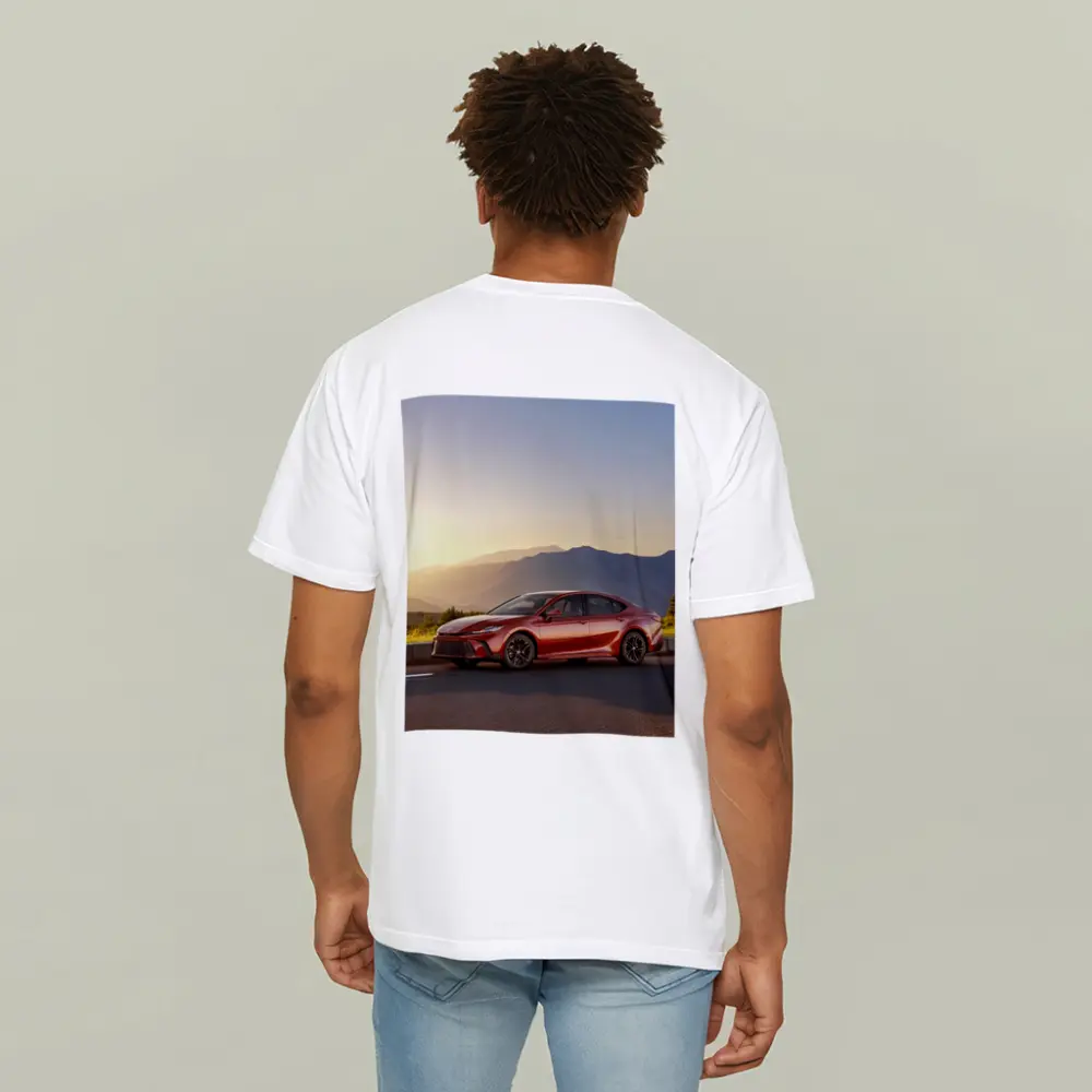 Toyota Camry Red Sedan Mountain Sunset – T-Shirts