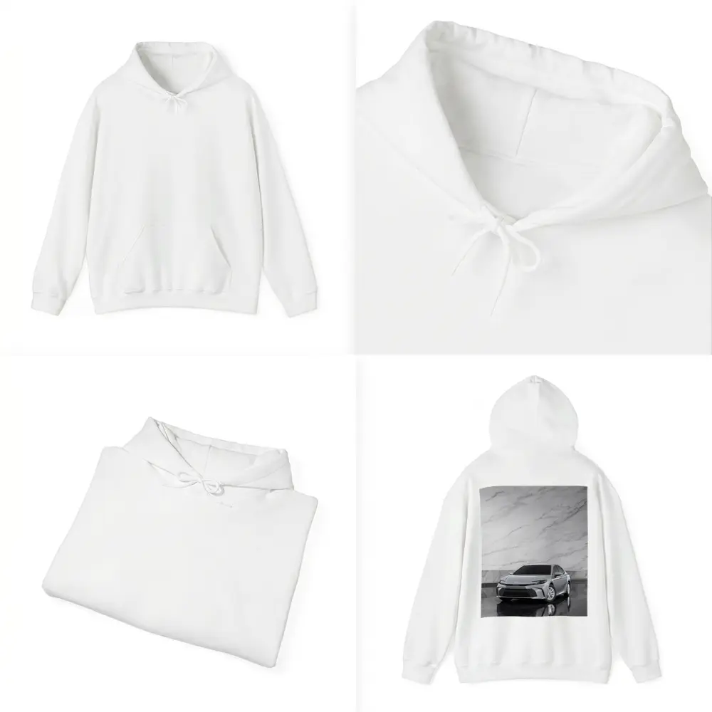 Toyota Camry Silver Sedan Marble Wall – Hoodies