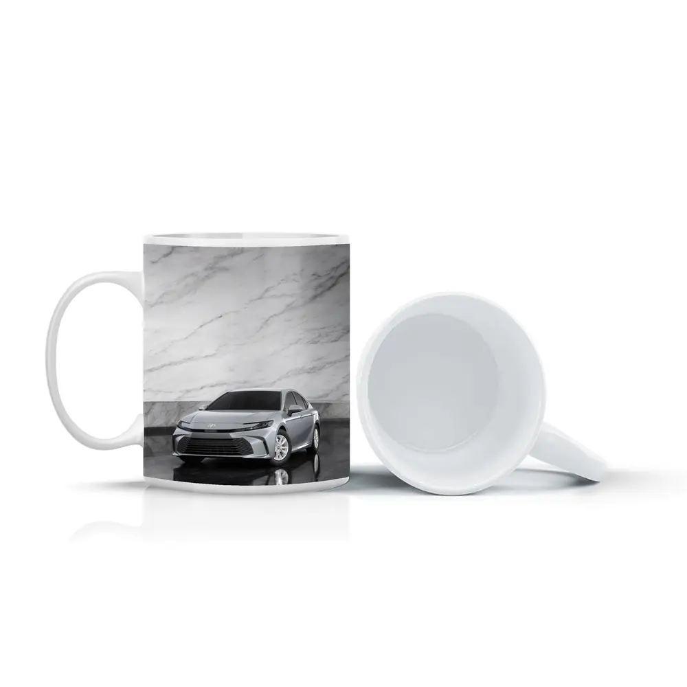 Toyota Camry Silver Sedan Marble Wall – Mugs