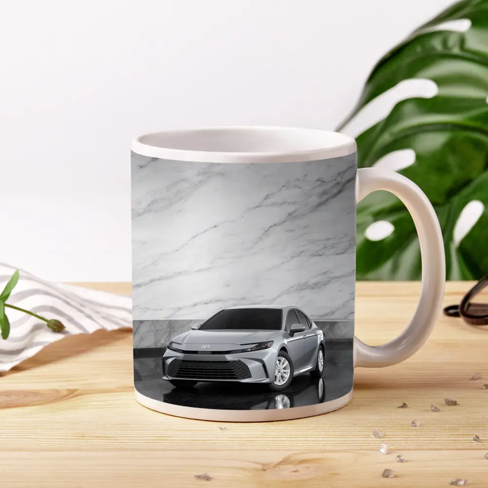 Toyota Camry Silver Sedan Marble Wall – Mugs
