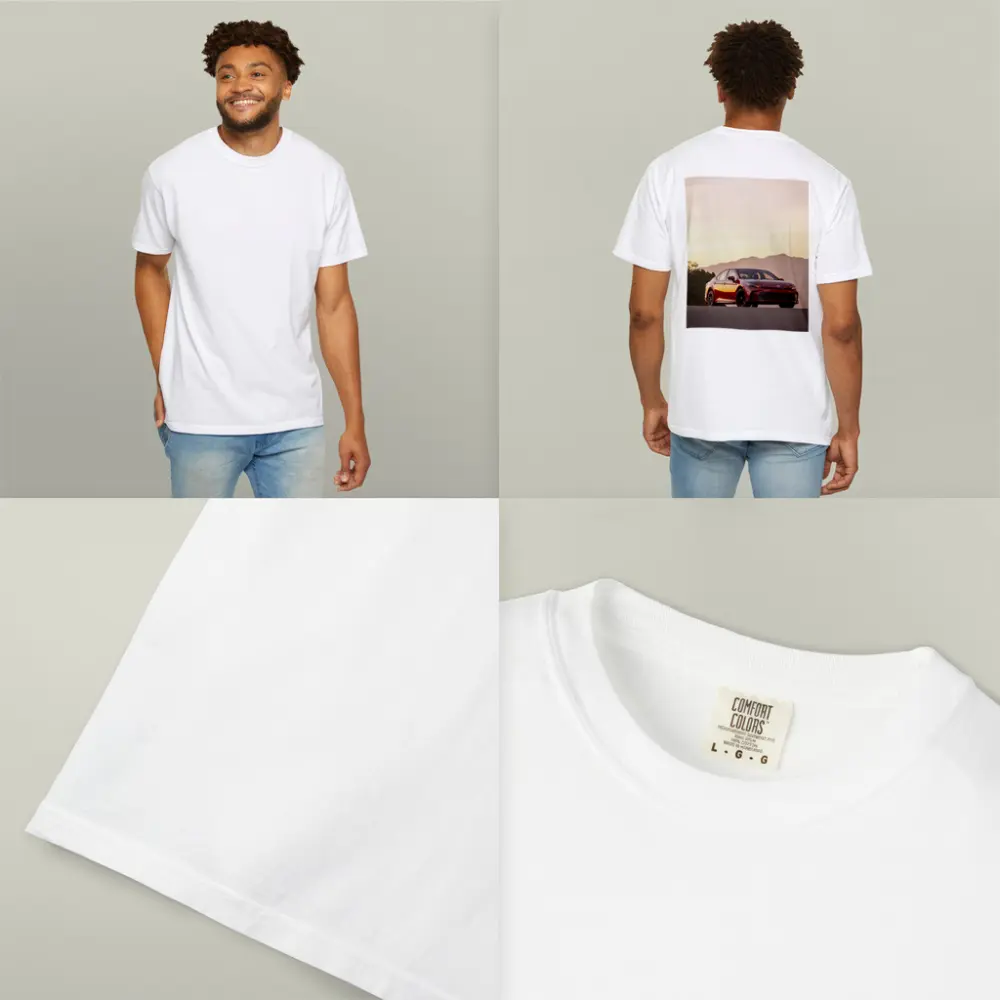 Toyota Camry Red Sunset Mountain Road – T-Shirts