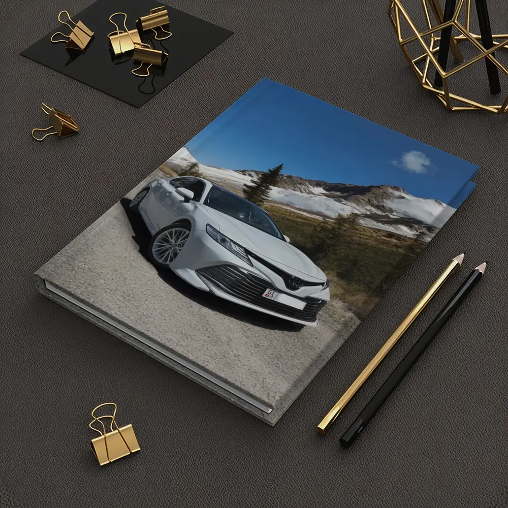 Toyota Camry White Mountain Road Photography – Notebooks