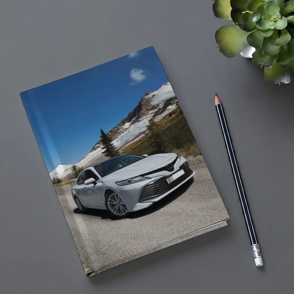Toyota Camry White Mountain Road Photography – Notebooks