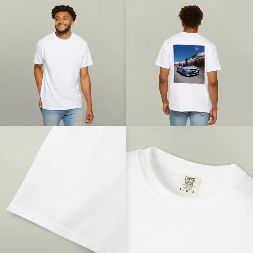 Toyota Camry White Mountain Road Photography – T-Shirts