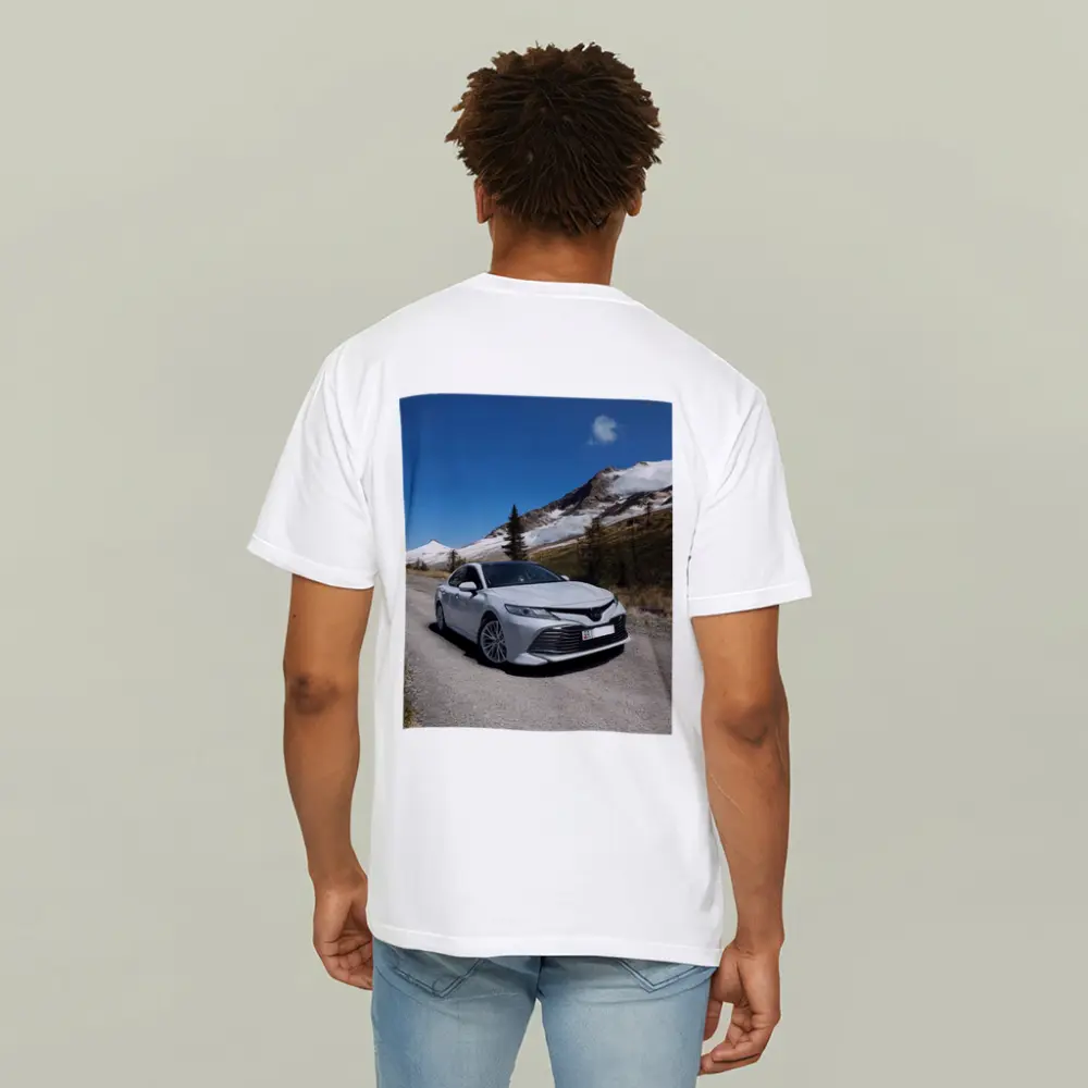 Toyota Camry White Mountain Road Photography – T-Shirts