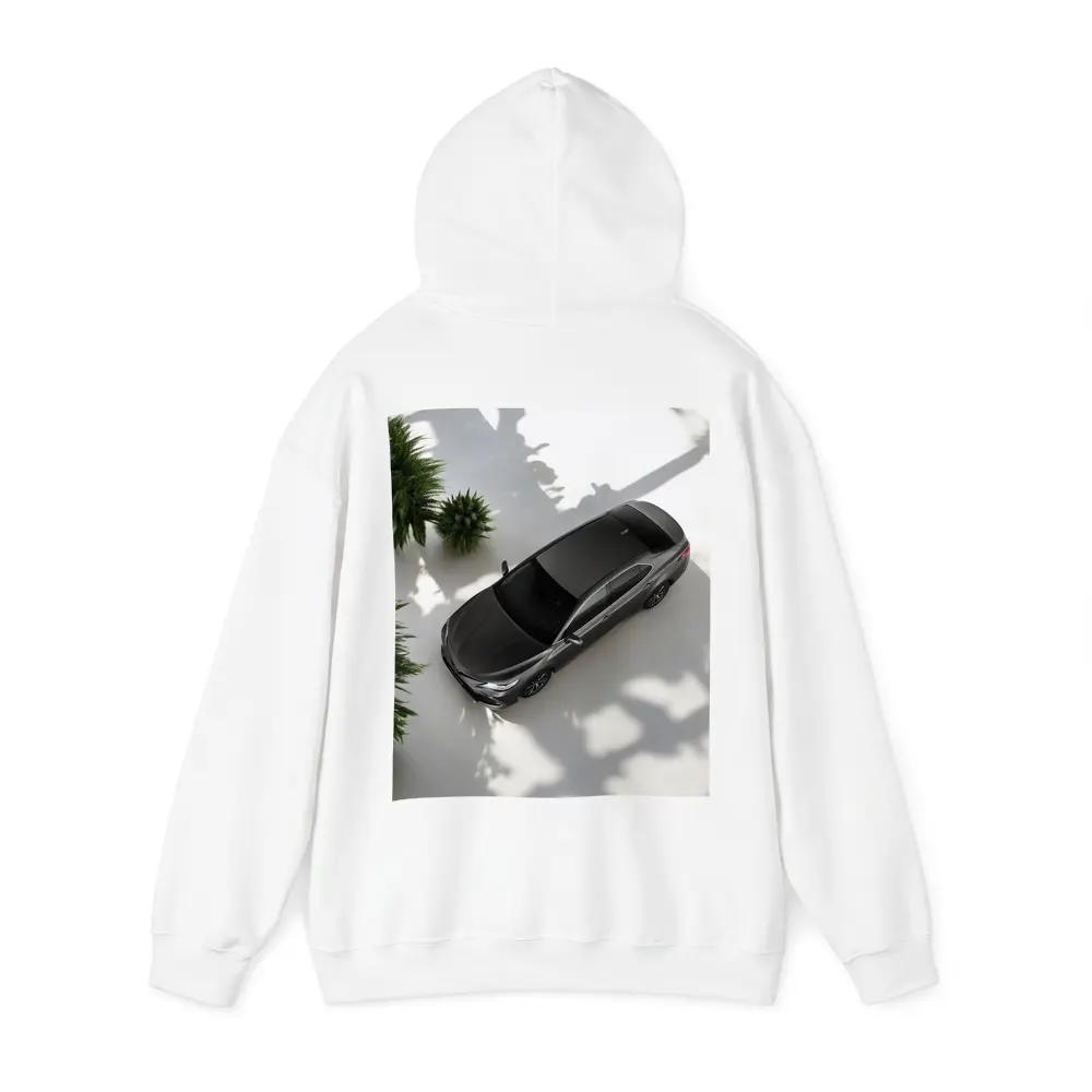 Toyota Camry Gray Sedan Overhead Studio Shot – Hoodies