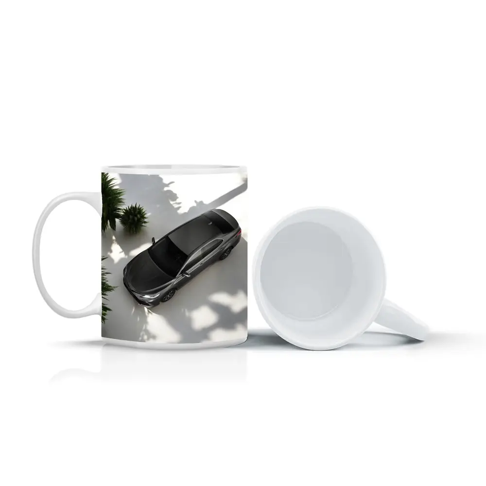 Toyota Camry Gray Sedan Overhead Studio Shot – Mugs