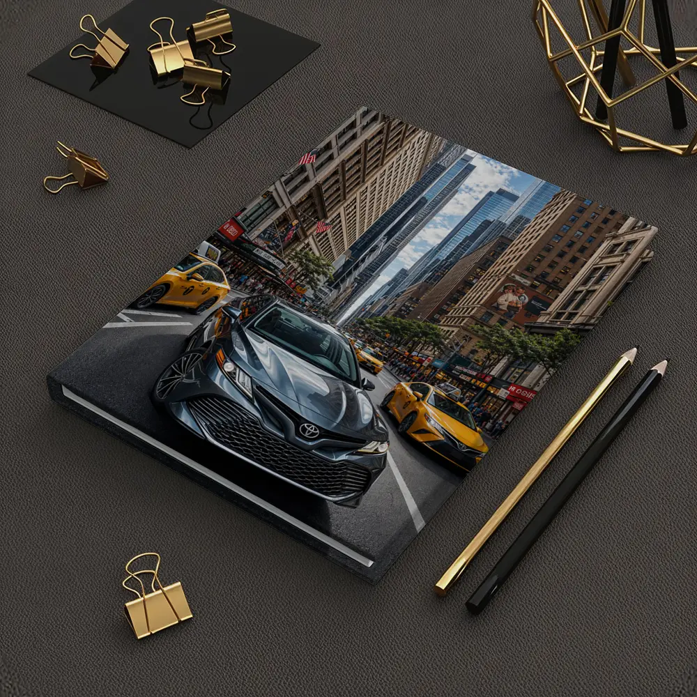 Toyota Camry Cruising New York City Streets – Notebooks