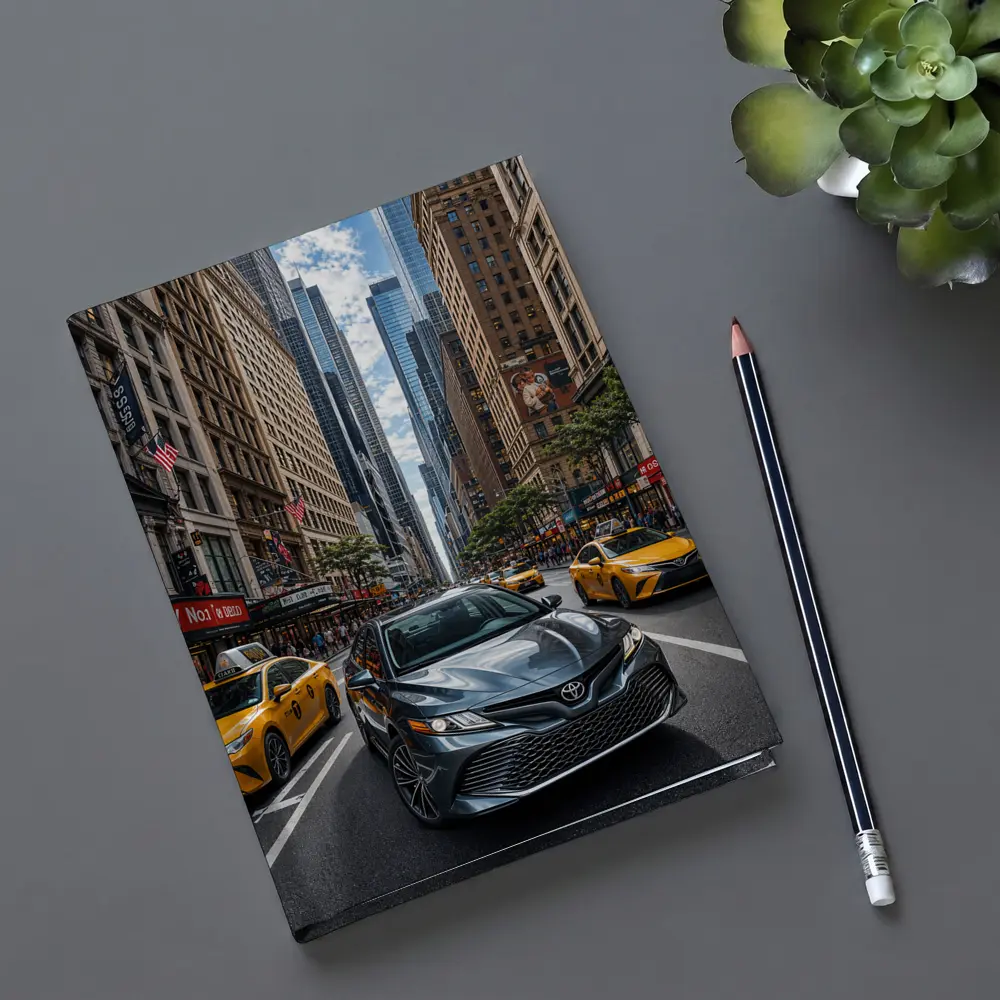 Toyota Camry Cruising New York City Streets – Notebooks