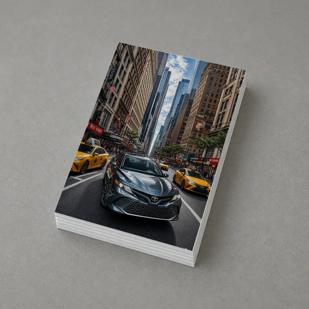 Toyota Camry Cruising New York City Streets – Postcards