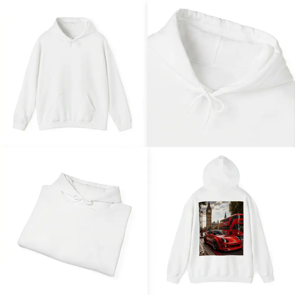 Toyota Celica Red Sports Car London – Hoodies
