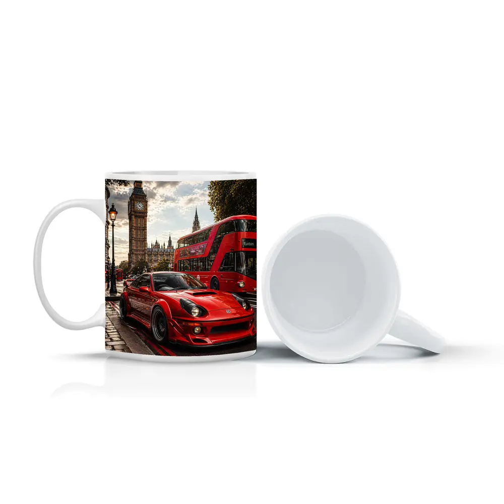 Toyota Celica Red Sports Car London – Mugs