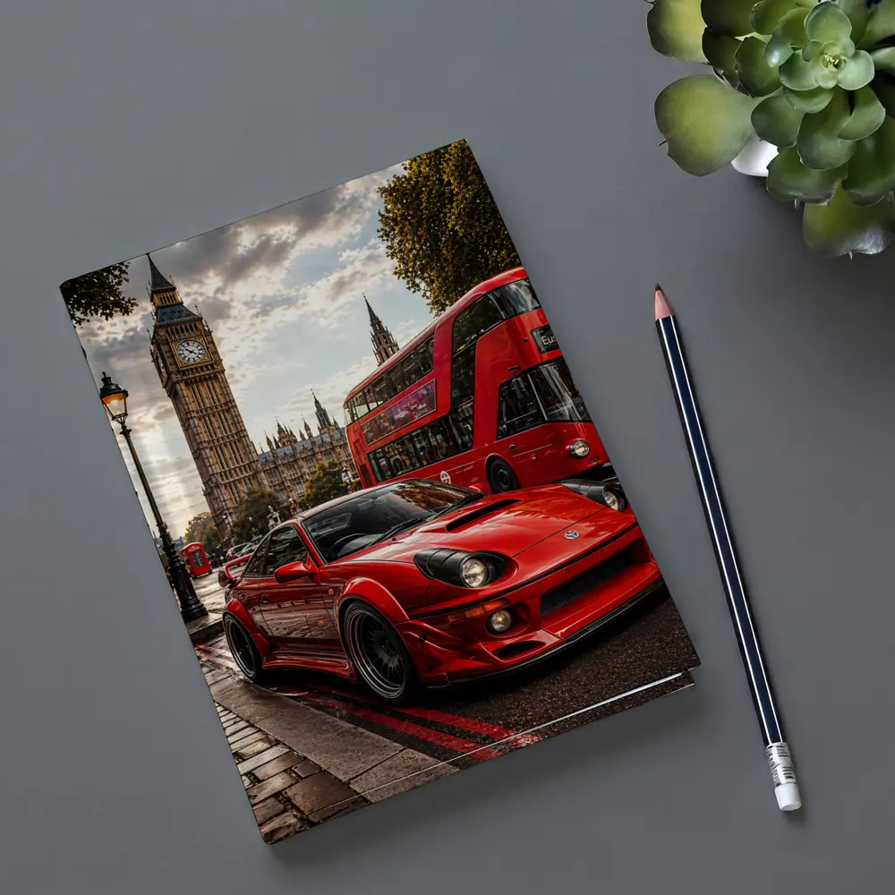 Toyota Celica Red Sports Car London – Notebooks