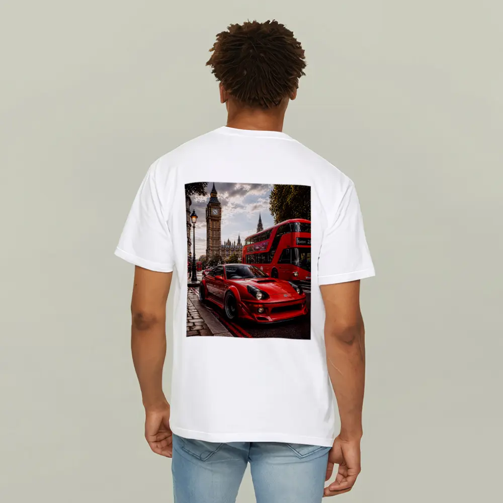 Toyota Celica Red Sports Car London – T-Shirts