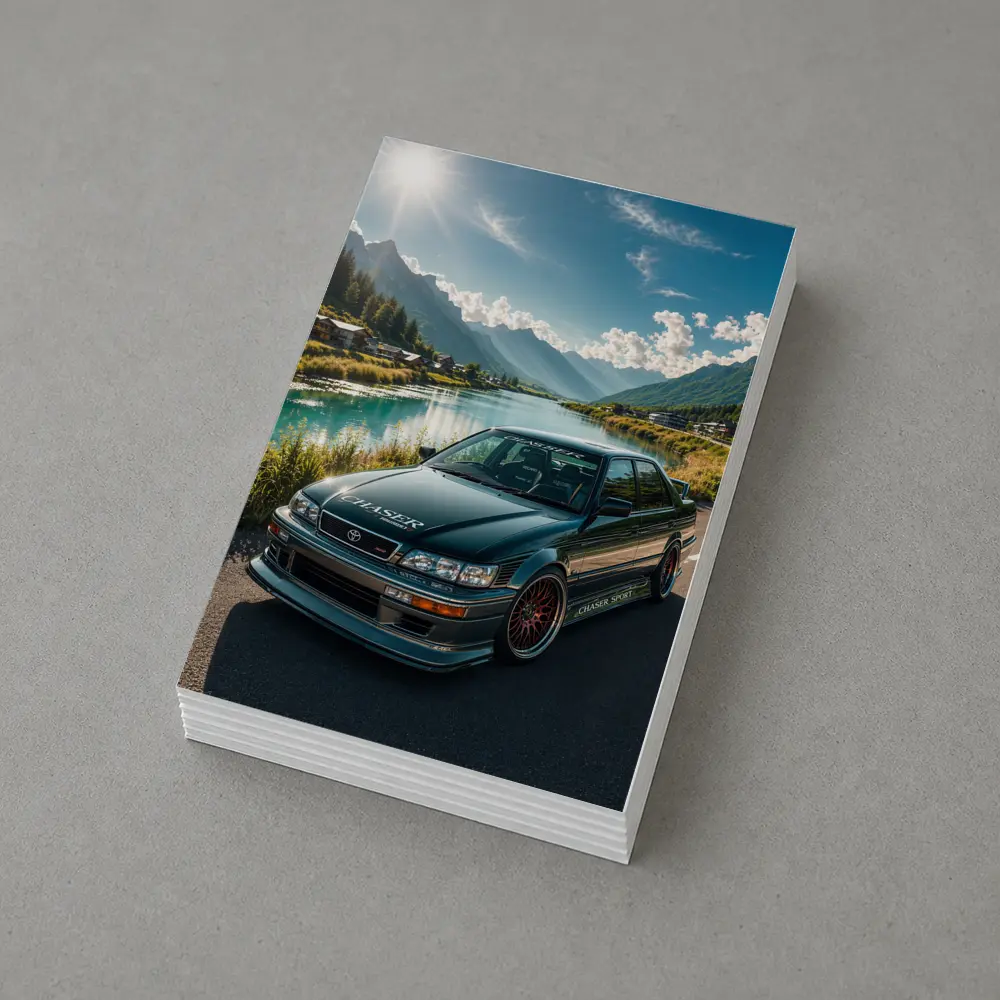 Toyota Chaser Stance Build Mountain Lake – Postcards