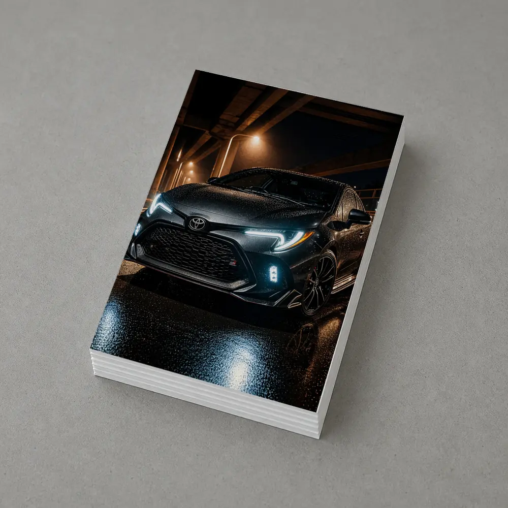 Toyota GR Corolla Rainy Night Street – Postcards