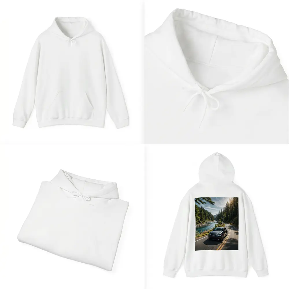 Toyota Corolla Black Forest River Road Drive – Hoodies