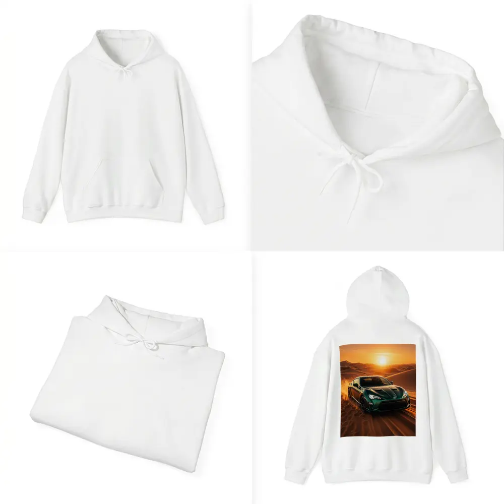 Toyota GT86 Green Coupe Desert Sunset – Hoodies