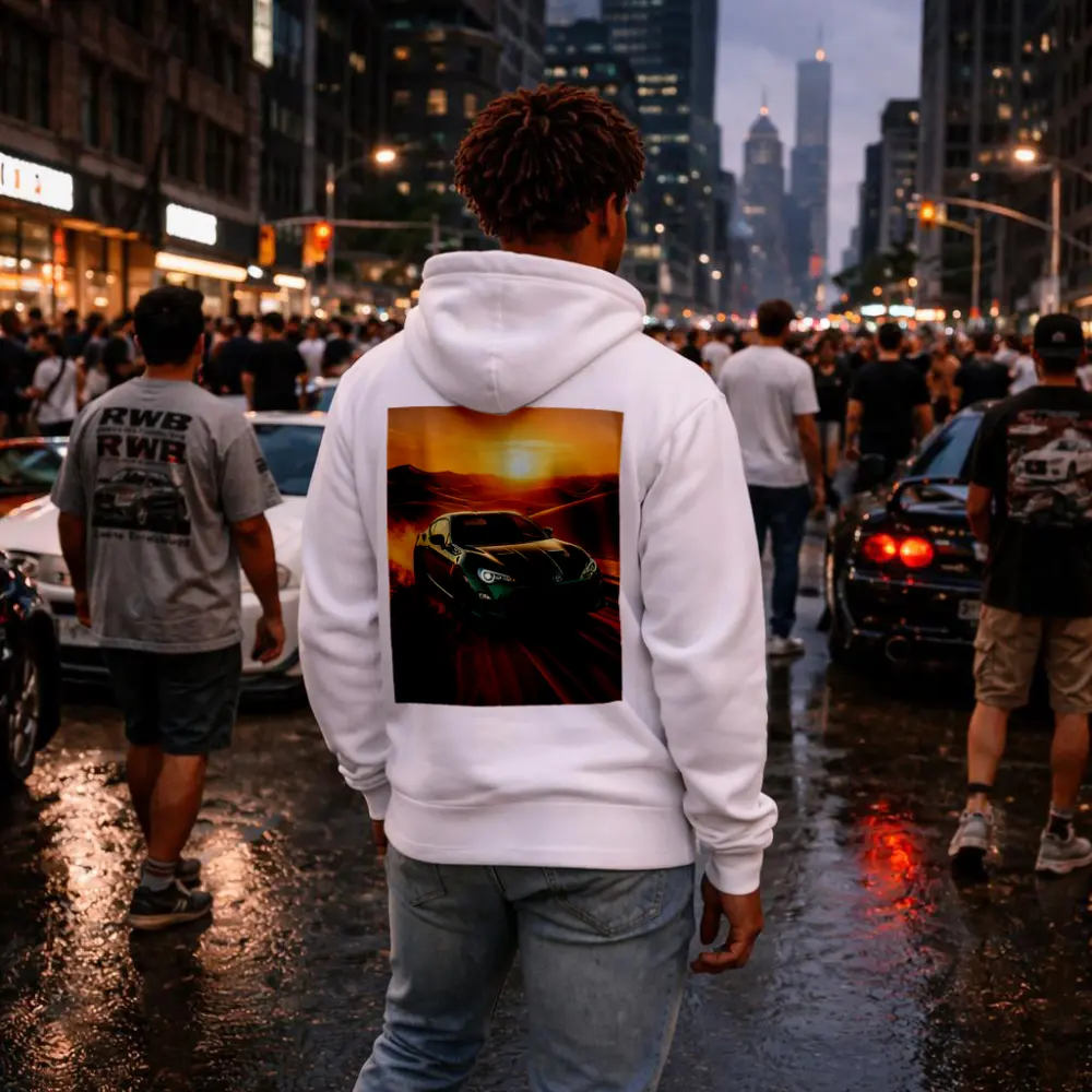 Toyota GT86 Green Coupe Desert Sunset – Hoodies