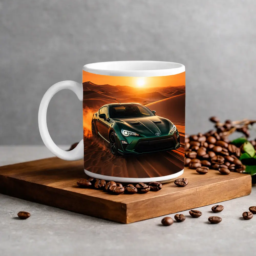Toyota GT86 Green Coupe Desert Sunset – Mugs