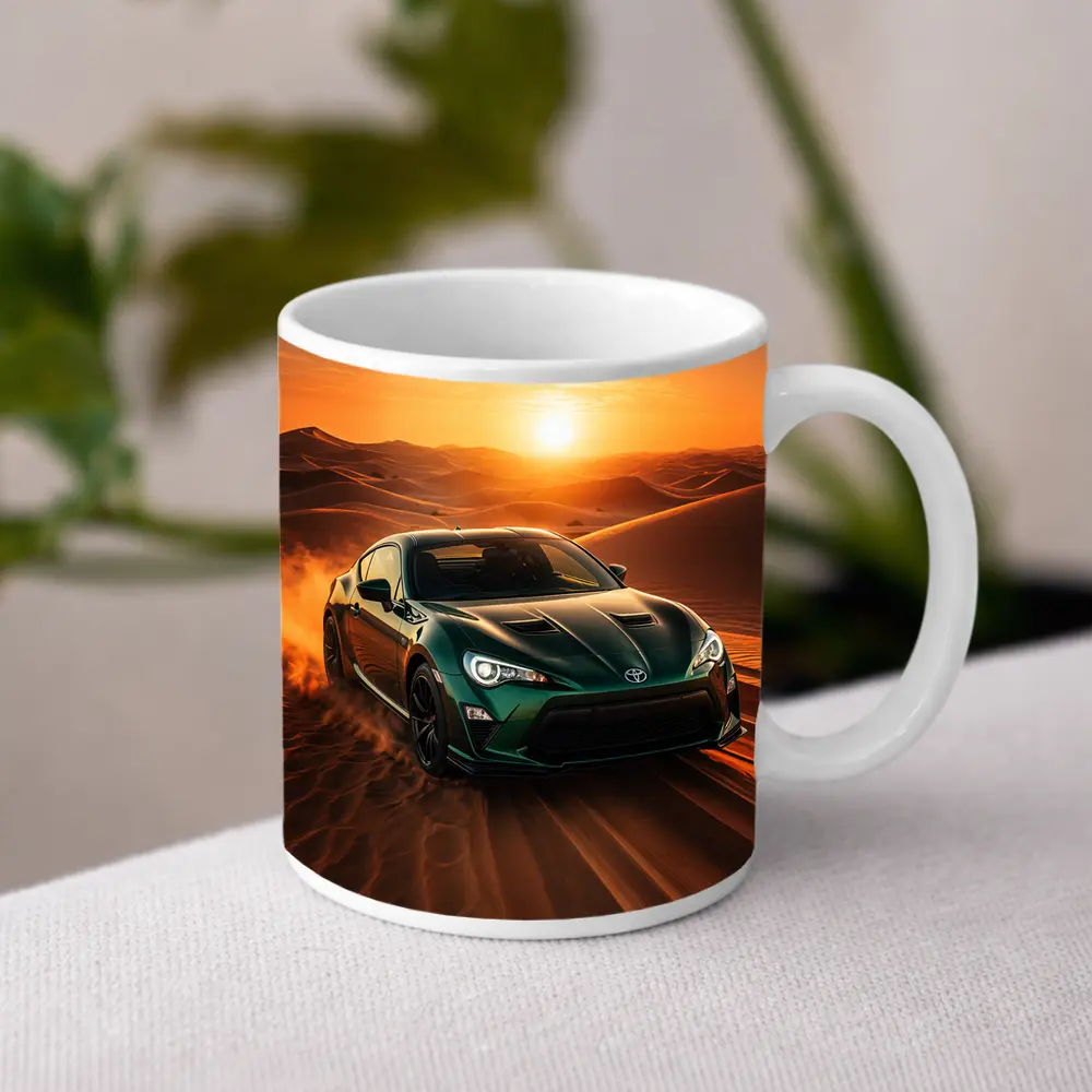 Toyota GT86 Green Coupe Desert Sunset – Mugs