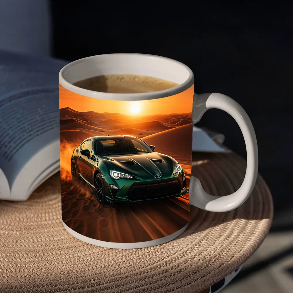 Toyota GT86 Green Coupe Desert Sunset – Mugs